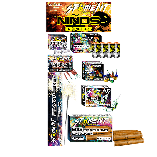 Vuurwerk - Ninos 92-delig vuurwerkpakket