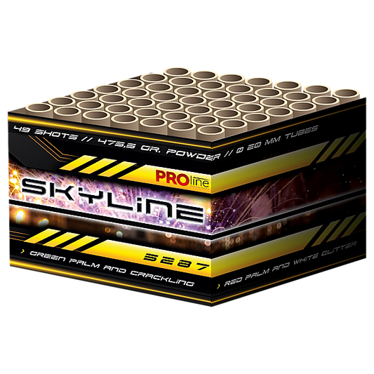 Vuurwerk - Skyline 49 shots 20mm cake