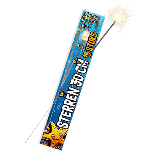 Vuurwerk - Sterretjes 30cm 15 Sterretjes