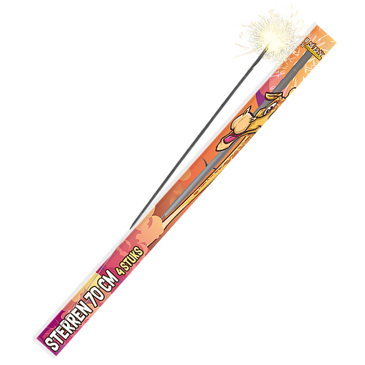 Vuurwerk - Sterretjes 70cm 4 Sterretjes