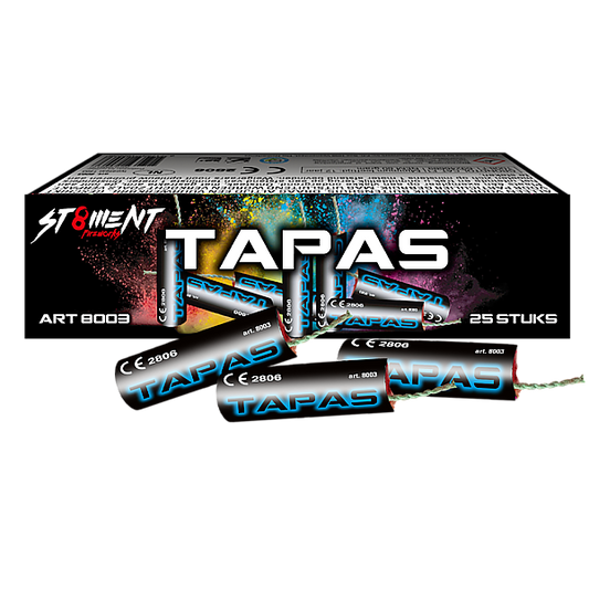 Vuurwerk - Tapas 25 stuks grondbloemen