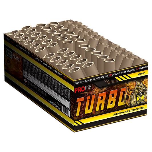 Vuurwerk - Turbo 61 shots 25mm compound