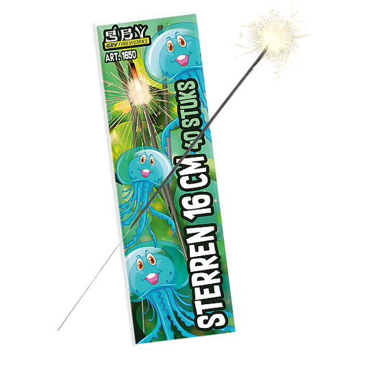 Vuurwerk - Sterretjes 16cm 40 Sterretjes