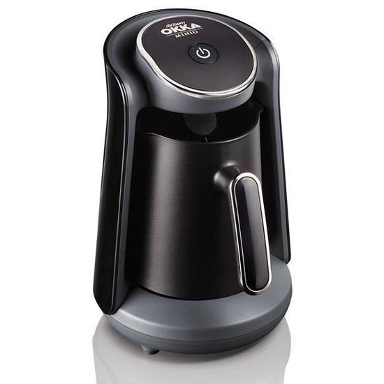 Arzum OKKA Minio Turkse Koffiemachine OK004-0500 | Zwart/Chroom - Dubbelzijdige koffiepot - 4 kopjes - 480W