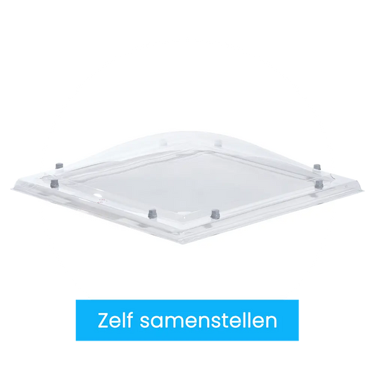Megalux Lichtkoepel Polycarbonaat - Bolvormig - Losse Koepel Zelf Samenstellen