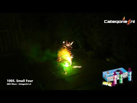 Vuurwerk - Small Four 1+1 4 fonteinen 1+1